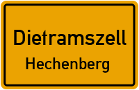 Straßen in Dietramszell Hechenberg
