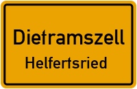 Straßen in Dietramszell Helfertsried
