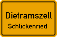 Straßen in Dietramszell Schlickenried