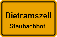 Straßen in Dietramszell Staubachhof