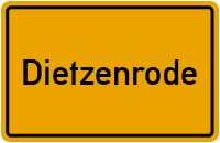 Pfarrweg in Dietzenrode