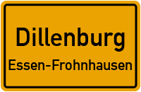 Poststraße in DillenburgEssen-Frohnhausen
