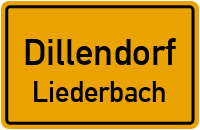 Römerstraße in DillendorfLiederbach