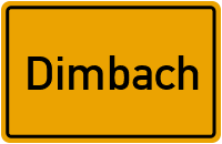 Kirchstraße in Dimbach