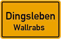 Straßen in Dingsleben Wallrabs