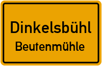 Straßenverzeichnis Dinkelsbühl Beutenmühle