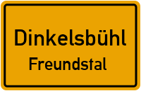 Straßenverzeichnis Dinkelsbühl Freundstal