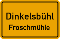 Straßenverzeichnis Dinkelsbühl Froschmühle