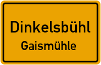 Gaismühle in 91550 Dinkelsbühl (Gaismühle)