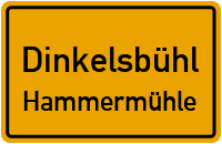 Straßenverzeichnis Dinkelsbühl Hammermühle