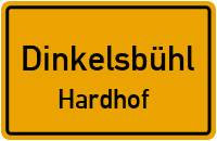 Straßenverzeichnis Dinkelsbühl Hardhof
