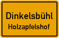 Straßenverzeichnis Dinkelsbühl Holzapfelshof