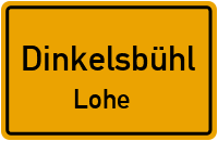 Straßenverzeichnis Dinkelsbühl Lohe