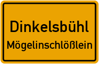 Straßenverzeichnis Dinkelsbühl Mögelinschlößlein