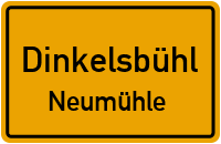 Straßenverzeichnis Dinkelsbühl Neumühle