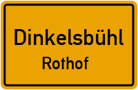 Rothof in 91550 Dinkelsbühl (Rothof)