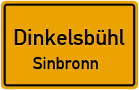 Flugplatzstraße in DinkelsbühlSinbronn