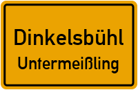 Straßenverzeichnis Dinkelsbühl Untermeißling