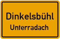 Straßenverzeichnis Dinkelsbühl Unterradach