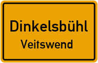 Straßenverzeichnis Dinkelsbühl Veitswend