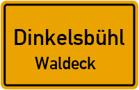 Straßenverzeichnis Dinkelsbühl Waldeck