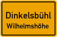 Straßenverzeichnis Dinkelsbühl Wilhelmshöhe