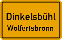 Straßenverzeichnis Dinkelsbühl Wolfertsbronn
