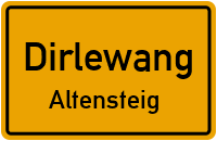 Adlerstraße in DirlewangAltensteig