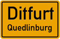 Goethestraße in DitfurtQuedlinburg