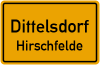 Straßen in Dittelsdorf Hirschfelde