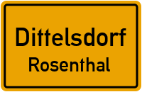 Straßen in Dittelsdorf Rosenthal