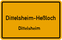 Goldgasse in Dittelsheim-HeßlochDittelsheim