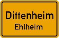 Straßenverzeichnis Dittenheim Ehlheim