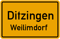Ditzenbrunner Straße in DitzingenWeilimdorf