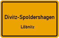 Hofstraße in Divitz-SpoldershagenLöbnitz