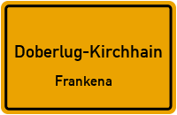 Frankenaer Dorfstraße in Doberlug-KirchhainFrankena