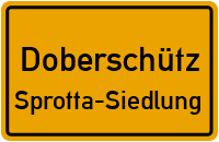 Heidecker Weg in DoberschützSprotta-Siedlung