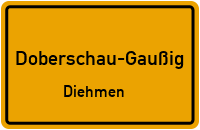 Gaußiger Straße in Doberschau-GaußigDiehmen