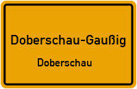 Ernst-Thälmann-Straße in Doberschau-GaußigDoberschau