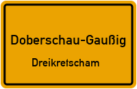 Straßen in Doberschau-Gaußig Dreikretscham