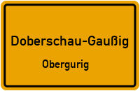 Hauptstraße in Doberschau-GaußigObergurig