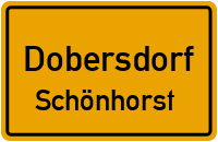 Straßen in Dobersdorf Schönhorst