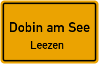 Seestraße in Dobin am SeeLeezen