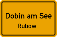 Schmiedestraße in Dobin am SeeRubow