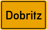 City Sign Dobritz
