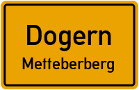 Gewerbestraße in DogernMetteberberg