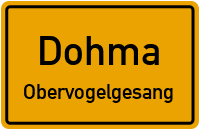 Straßen in Dohma Obervogelgesang