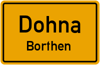 Röhrsdorfer Straße in 01809 Dohna (Borthen)