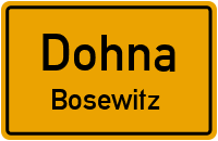 Bosewitz in DohnaBosewitz