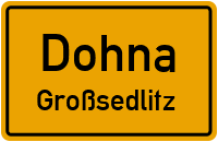 Straßen in Dohna Großsedlitz